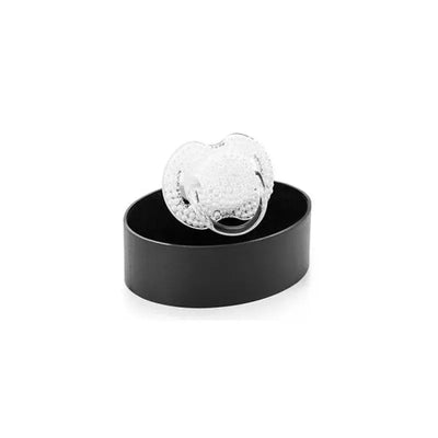 Bling Crystal Pacifier Pearl With Clear Trim, 6/18M Image 1