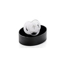 Bling Swarovski Crystal Pacifier Baptism Cross-Pearl With Clear Image 1