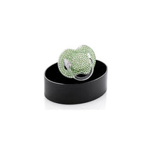 Bling Swarovski Crystal Pacifier - Green Emerald (0-6M) Image 1
