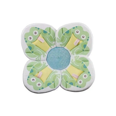 Blooming Baby Blooming Bath Lotus in Frog Gray design, featuring a frog-themed flower shape with a soft center.