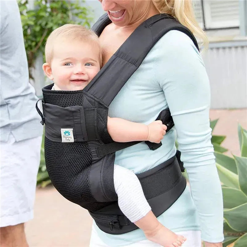 Blooming Baby Carrier, Black Image 3