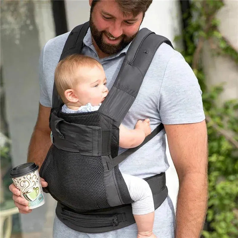 Blooming Baby Carrier, Black Image 8