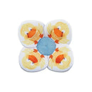 Blooming Bath - Baby Tub Flower Bath Mat Sink Cushion, Duck Yellow Image 1