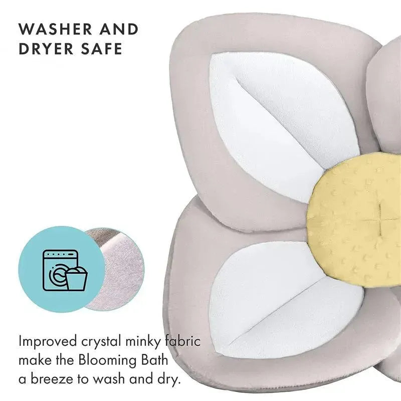 Blooming Bath - Lotus Flower Bath Mat Sink Cushion, Clay Image 4