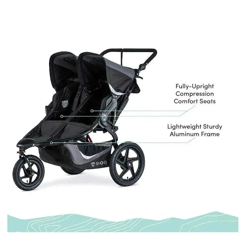 BOB Jogging Stroller Double In Black Image 6