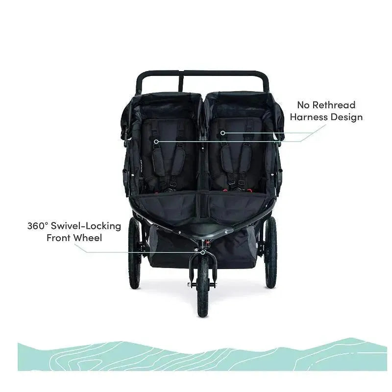 BOB Jogging Stroller Double In Black Image 7