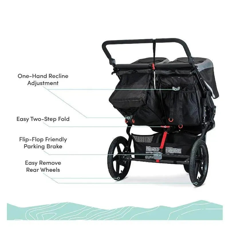 BOB Jogging Stroller Double In Black Image 8