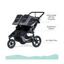 BOB Jogging Stroller Double In Black Image 4