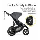 BOB - Wayfinder Jogging Stroller, Storm Image 2
