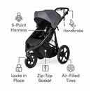 BOB - Wayfinder Jogging Stroller, Storm Image 5