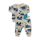 Bon Bebe - 2Pk Matchy Matchy Sets, Blue Trucks  Image 1