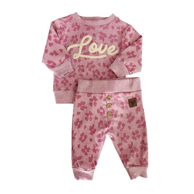 Bon Bebe - 2Pk Matchy Matchy Sets, Pink Floral Image 1