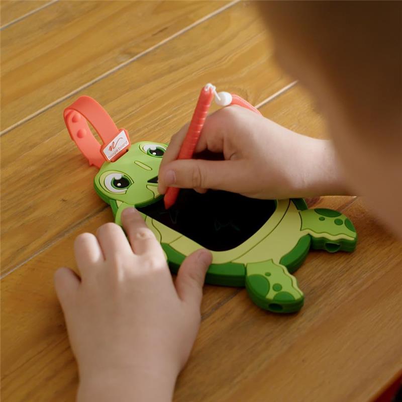 Boogie Board Kids Sketch Pals Doodle Board, Sandy The Sea Turtle - Portable 4 Reusable Drawing Pad with Attached Stylus, Perfect for Travel & Road Image 4