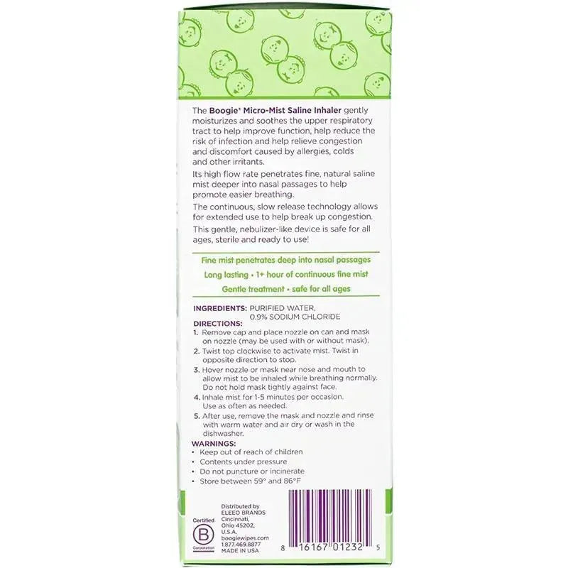 Boogie Wipes - Micro-Mist Saline Inhaler Image 5