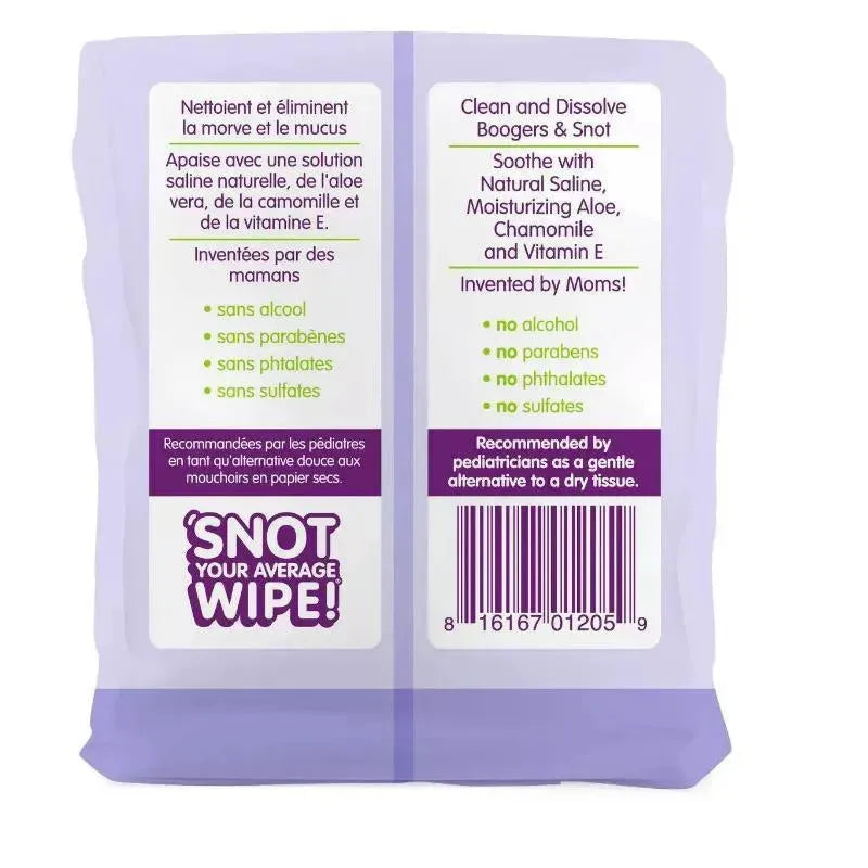 Boogie Wipes Natural Saline,Aloe & Vitamin E 1pk(90 ct) Image 3