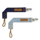 Booginhead 2-Pack Pacifier Clips, Luxe Denin Image 1