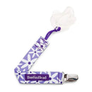 Booginhead - PaciGrip Pacifier Clip, Purple Daisy Image 1