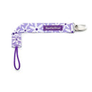 Booginhead - PaciGrip Pacifier Clip, Purple Daisy Image 2