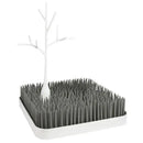 Boon - Baby Bottle Drying Rack Combo Grass Gray & Twig White Image 1