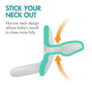 Boon Jewl Orthodontic Pacifier, Stage 1 Newborn+ Silicone Pacifier, Pack of 4, Blue Image 5