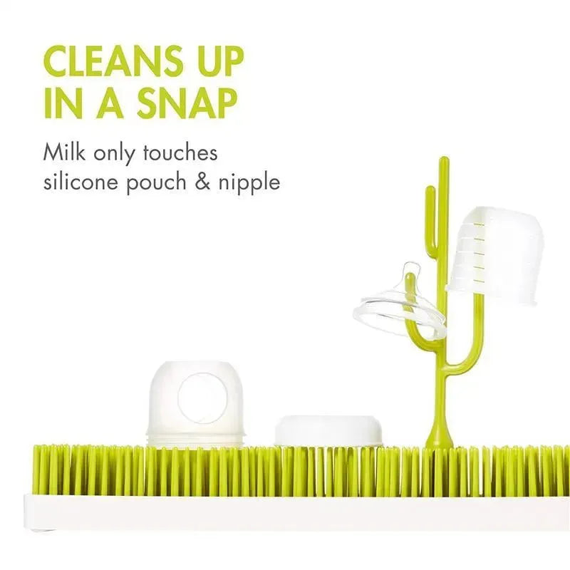 Boon NURSH 3-Pack Standard-Neck Medium-Flow Nipples, Clear Image 3