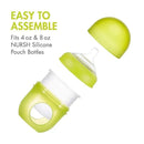Boon NURSH 3-Pack Standard-Neck Medium-Flow Nipples, Clear Image 4