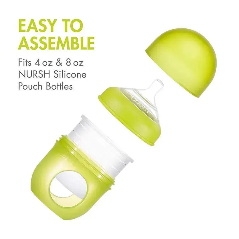 Boon NURSH 3-Pack Standard-Neck Medium-Flow Nipples, Clear Image 4