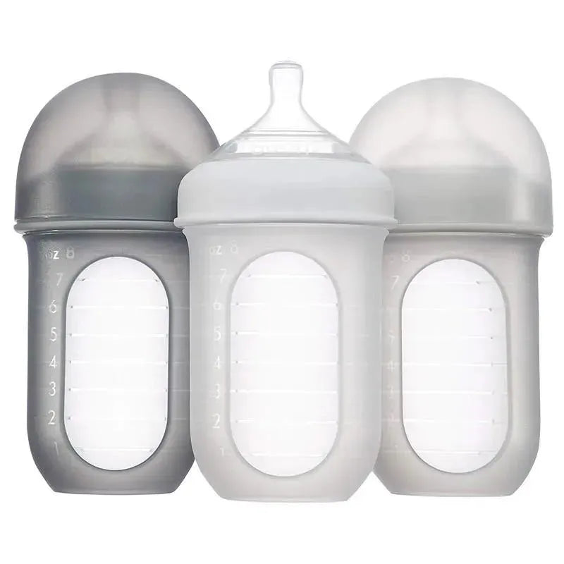 Boon - Nursh 8Oz Bottle 3Pk, Gray Multi Image 1