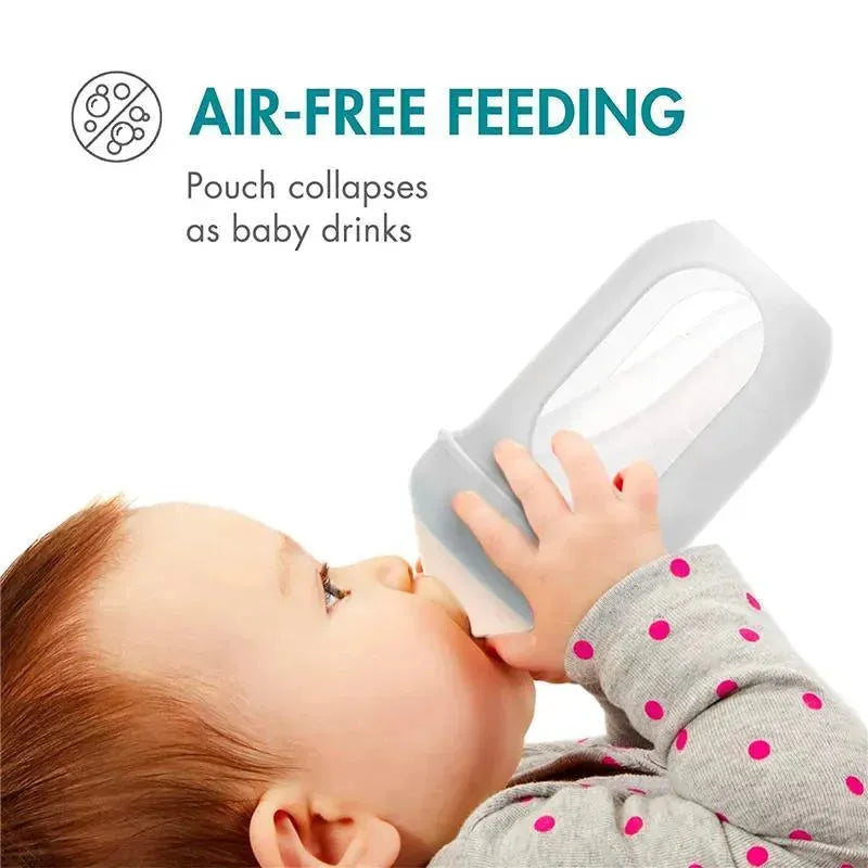 Boon - Nursh 8Oz Bottle 3Pk, Gray Multi Image 4