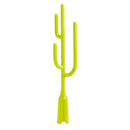 Boon POKE & STEM Drying Rack accessory in bright yellow cactus shape for drying bottle parts.
