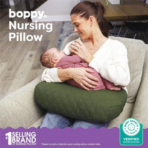 Boppy Nursing Pillow Luxe - Moss Quilted Image 2
