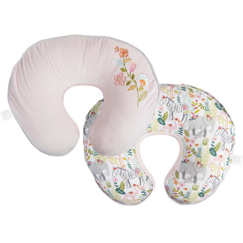 Boppy - Nursing Pillow Luxe Support , Pink Sweet Safari Image 1