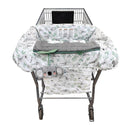 Boppy - Shopping Cart & High Chair Cover with Storage Pouch, Gray Green Koala Image 1