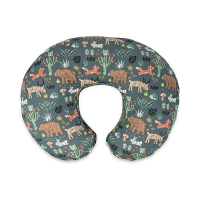 Boppy - Nursing Pillow, Green Forest Animals Image 1