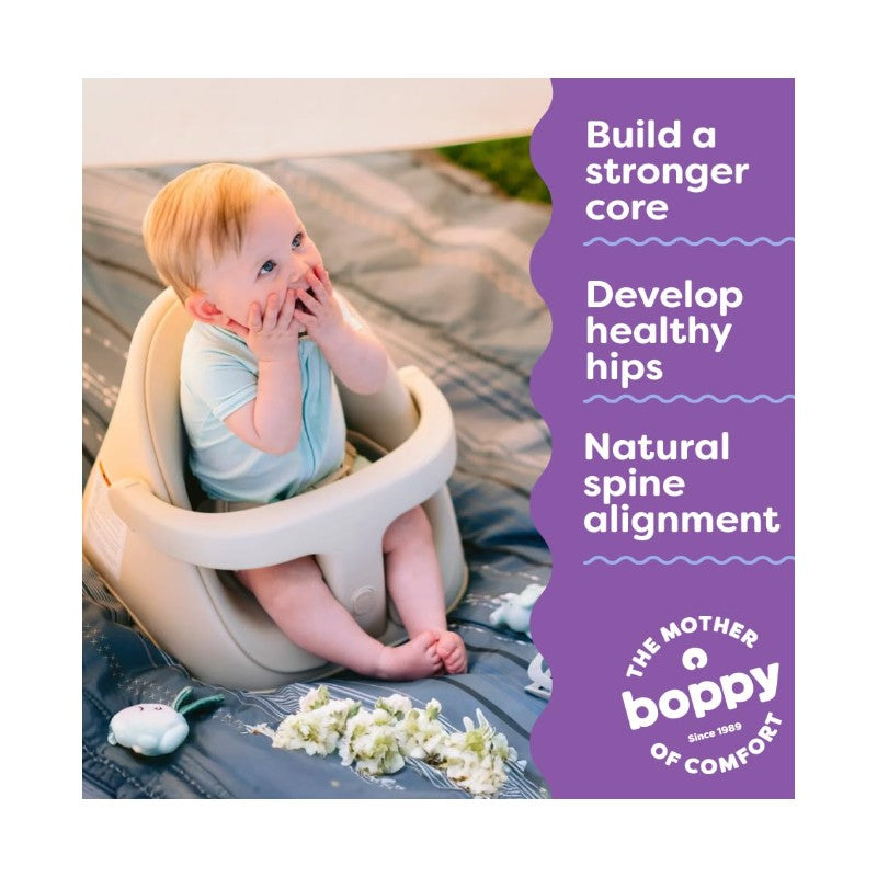 Boppy Proper Posture Floor and Booster Seat- Oatmeal Image 3