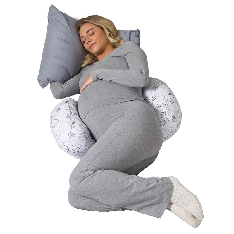 Boppy - Side Sleeper Gray Falling Leaves Image 1