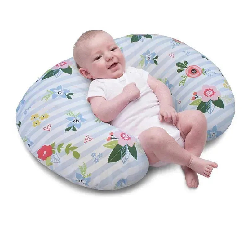 Boppy - Original Slipcovered Pillow, Blue & Pink Posey Image 2