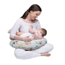 Boppy - Original Slipcovered Pillow, Blue & Pink Posey Image 3