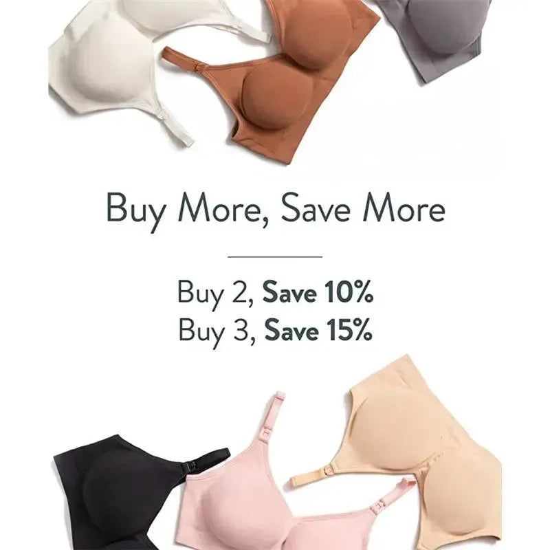 Bravado Body Silk Seamless Nursing Bra - Antique White Image 9