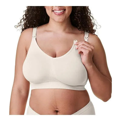 Bravado - Body Silk Seamless Nursing Bra Full Cup Sizes, Antique White, Medium Image 1