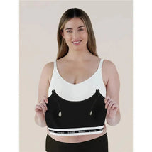 Bravado Designs Clip and Pump Hands-Free Nursing Bra Accessory, Black - THE BREAST PUMP IS NOT INCLUDED Image 3