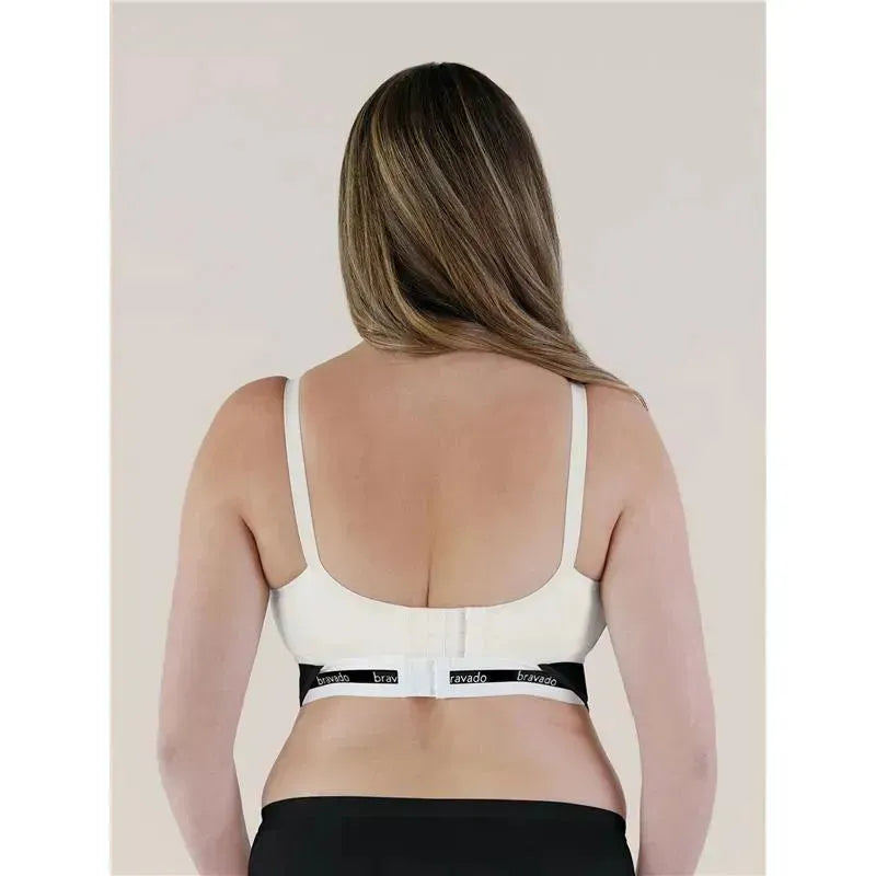 Bravado Designs Clip and Pump Hands-Free Nursing Bra Accessory, Black - THE BREAST PUMP IS NOT INCLUDED Image 3