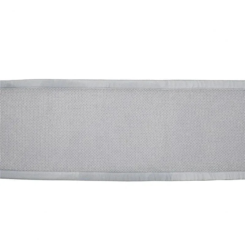 BreathableBaby - Classic Breathable Mesh Crib Liner, Gray Image 9