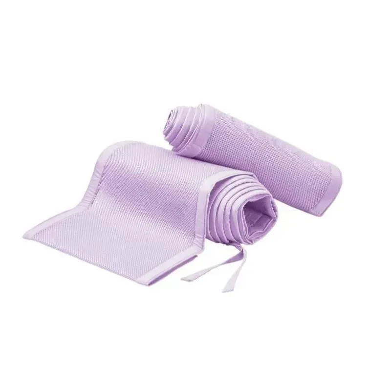 BreathableBaby - Classic Breathable Mesh Crib Liner, Lavender Image 3