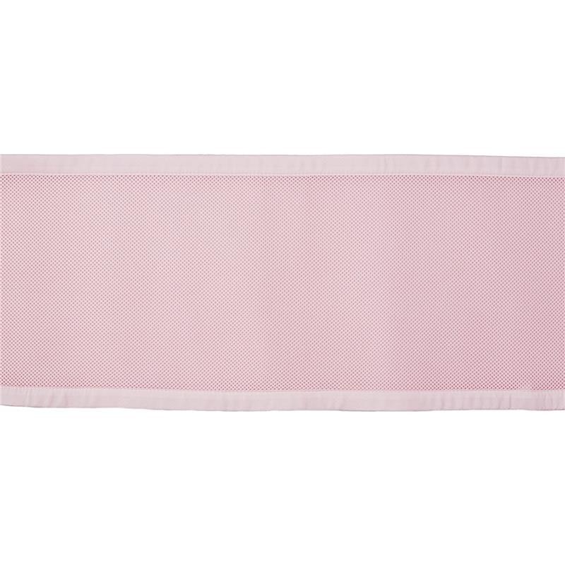 BreathableBaby - Classic Breathable Mesh Crib Liner, Light Pink Image 3
