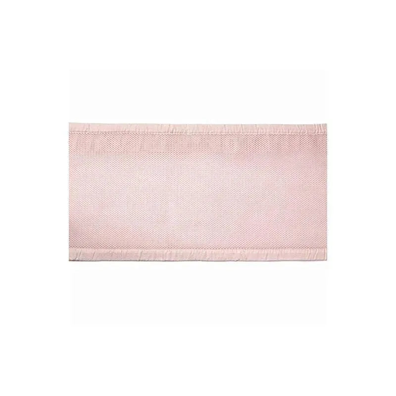 BreathableBaby - Breathable Mesh Crib Liner, Deluxe Ruffle Collection, Blush Image 5