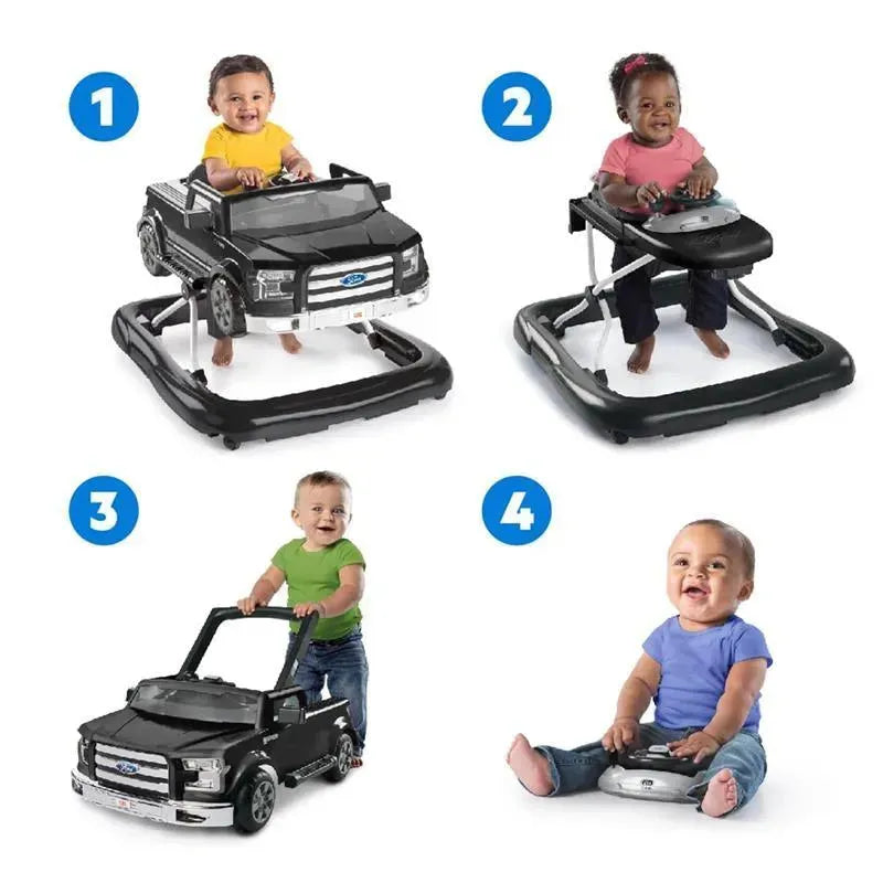 Bright Starts - Ford F-150 4-in-1 Agate Black Baby Activity Center & Push Walker Image 4