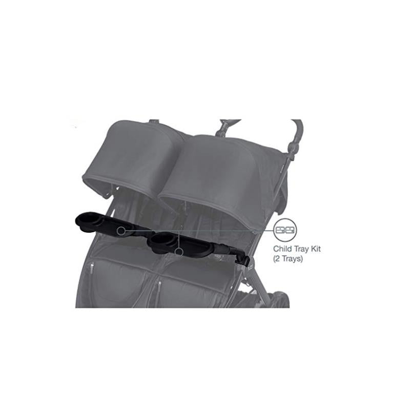 Britax - 2Pk B-Lively Double Child Tray Kit, Black Image 2