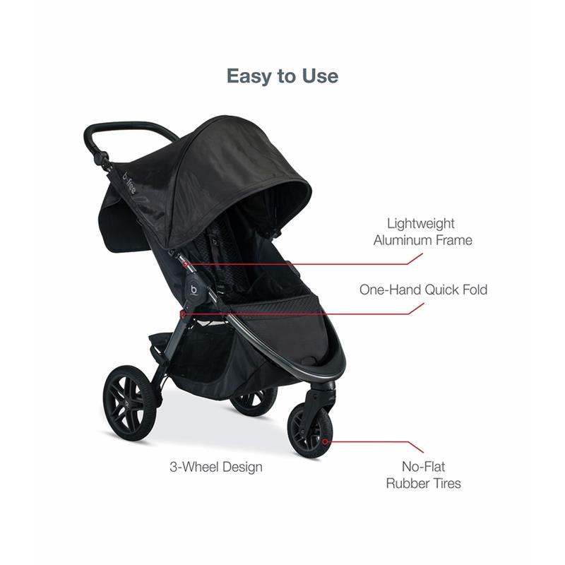 Britax - Baby Travel System B-Free & B-Safe Gen2 Flexfit Us, Midnight Image 6
