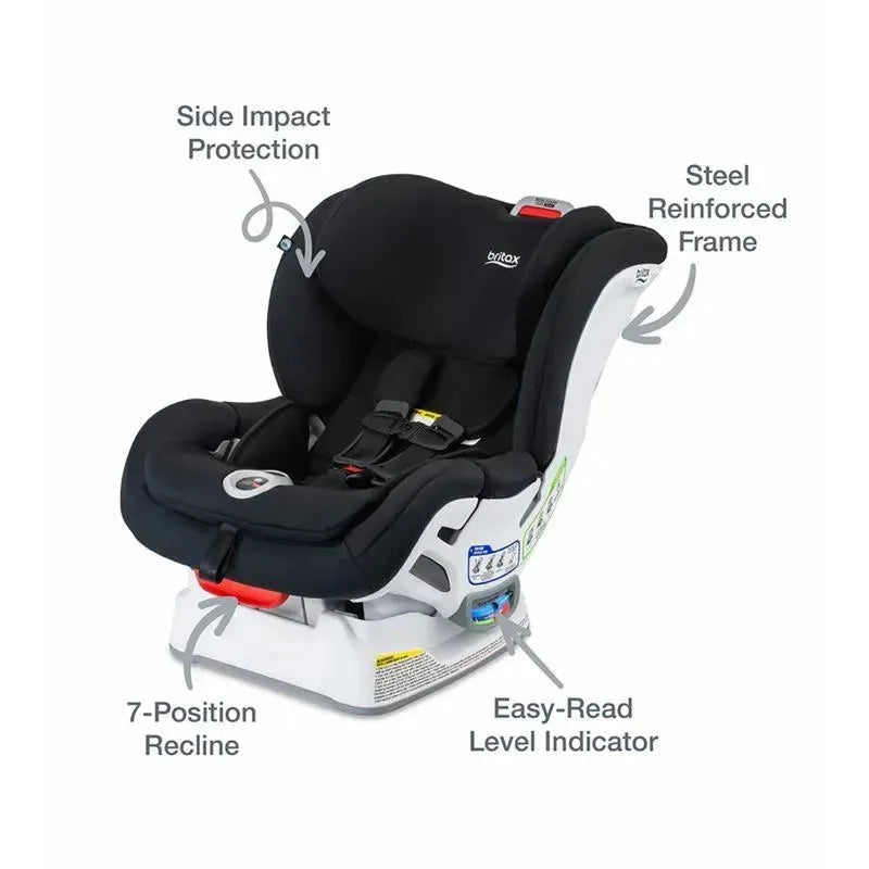 Britax - Boulevard ClickTight Convertible Car Seat, Black Contour Image 4